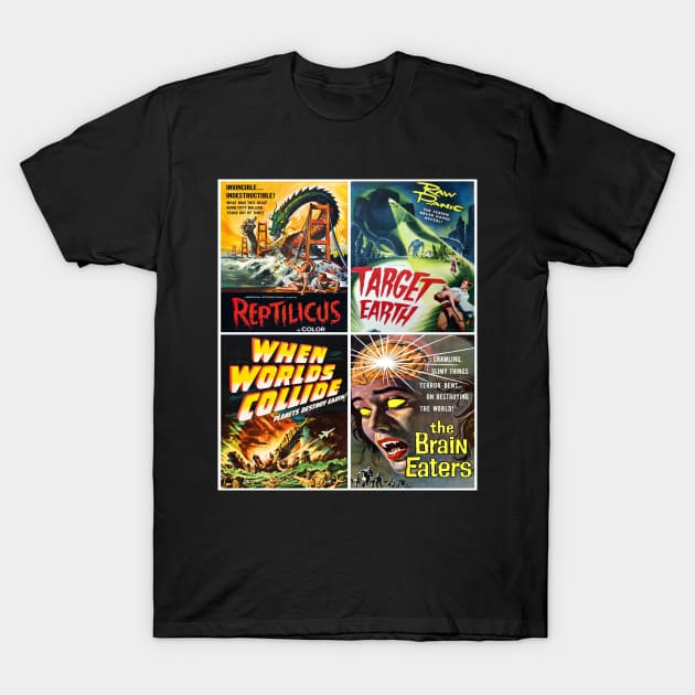 50s Sci-Fi Poster Collection #14 T-Shirt by headrubble